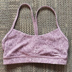 lululemon athletica Floral Sports Bra - Lavender